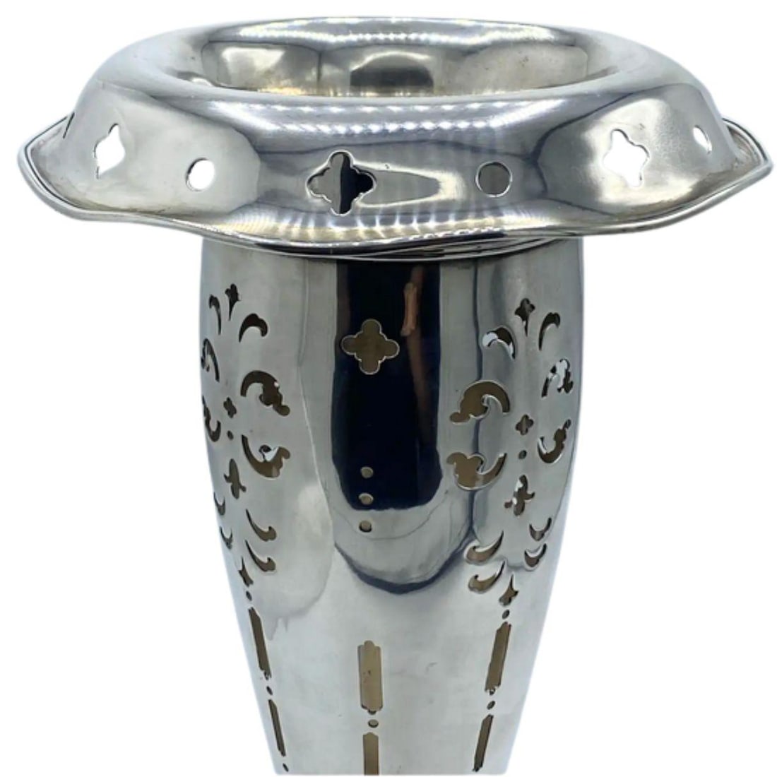 Antique Tiffany & Co Sterling Silver Vase - 12