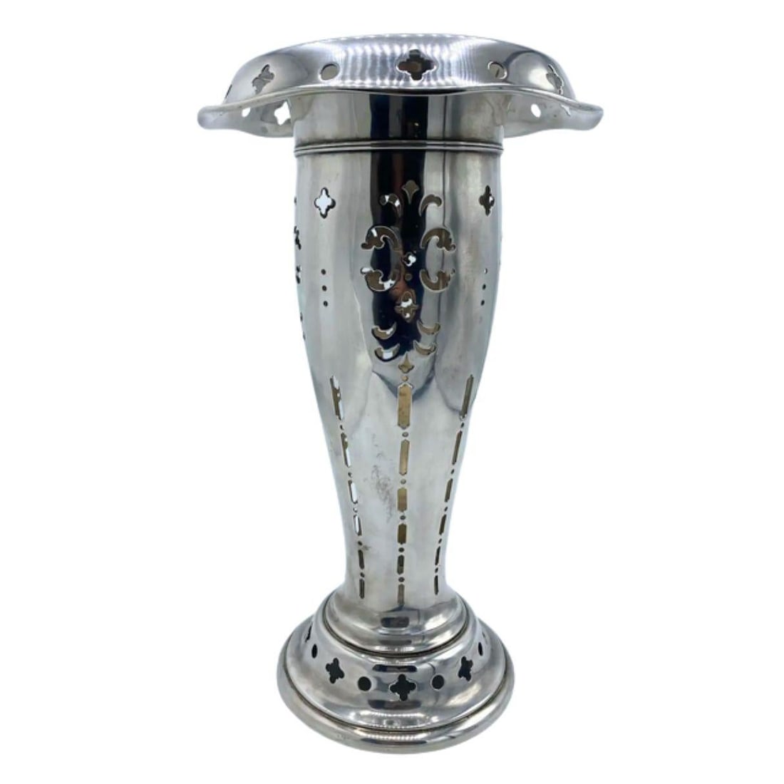 Antique Tiffany & Co Sterling Silver Vase - 17