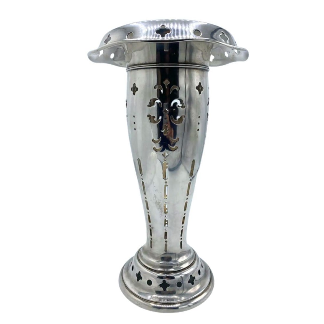 Antique Tiffany & Co Sterling Silver Vase - 18