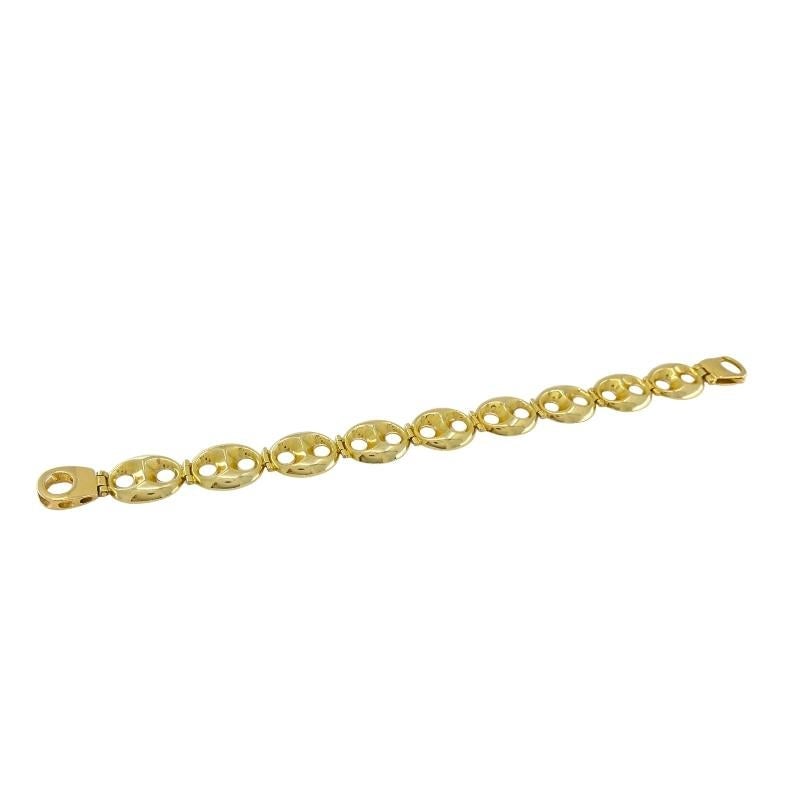 18k Yellow Gold Mariner Link Bracelet - 5