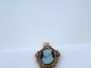 Antique 12k Gold Agate Cameo Pendant Brooch Seed Pearls - 8