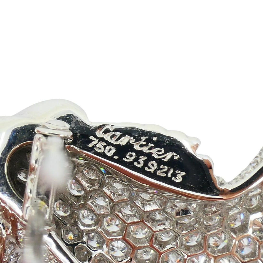 Vintage Cartier 18k Gold Diamond and Emerald Horse Brooch - 14