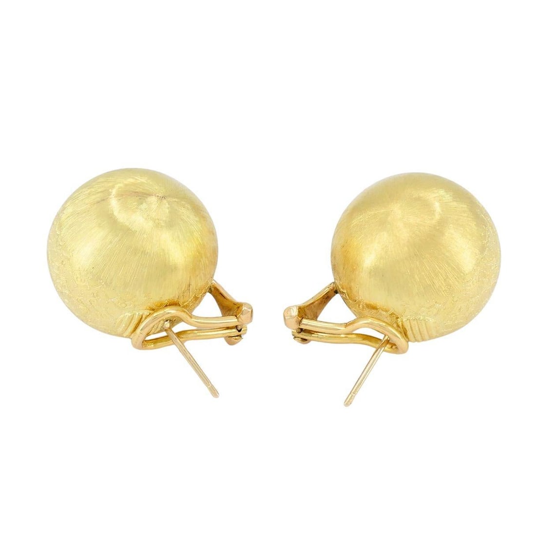 Vintage Buccellati 18k Gold Ball Earrings - 17