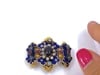 Antique Victorian 14K Gold Gemstone Enamel Buckle - 8