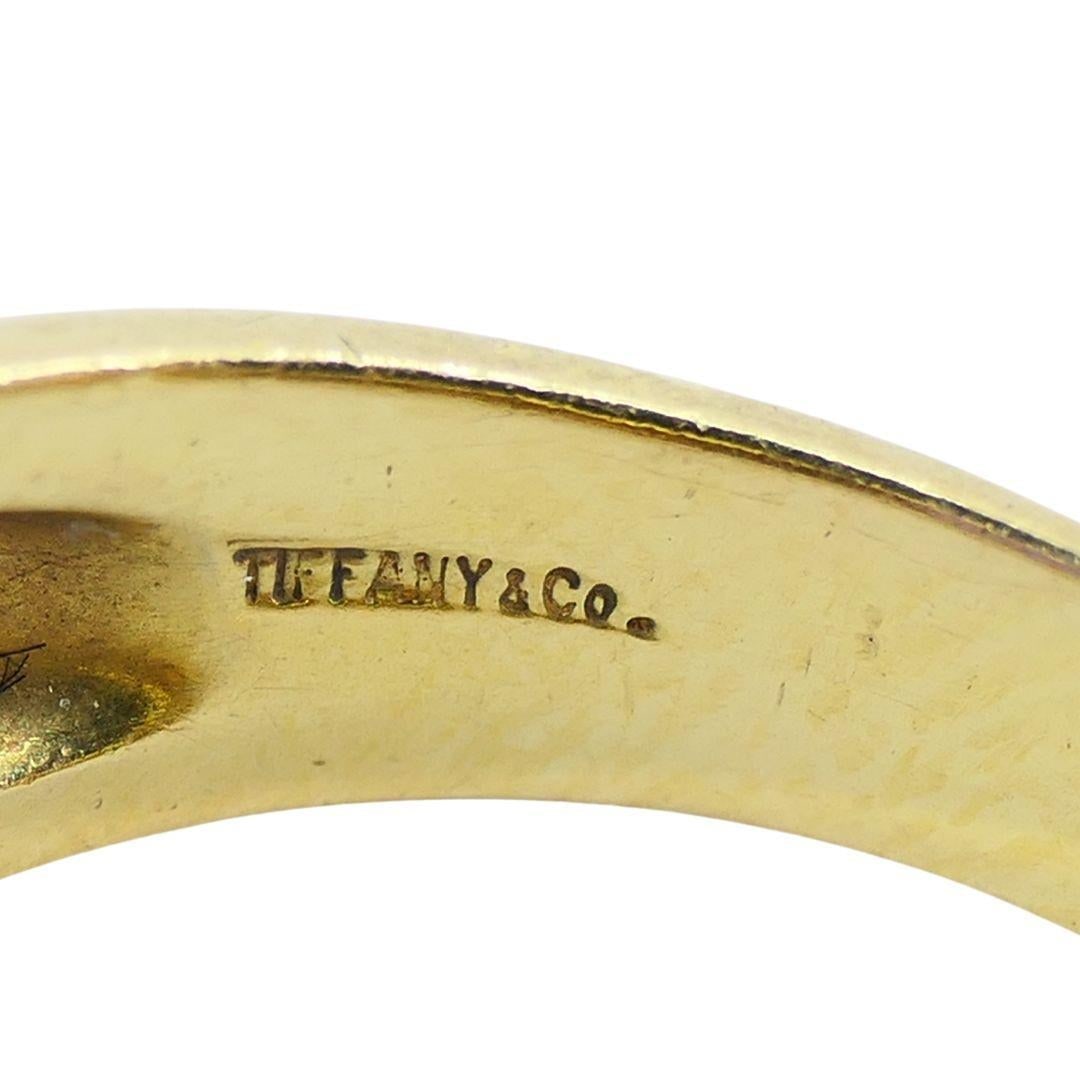 Vintage Tiffany & Co. 18k Gold Cabochon Amethyst Ring - 6
