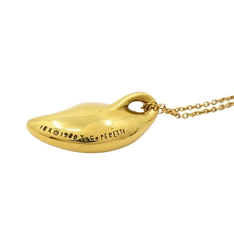 Elsa Peretti Tiffany & Co. 18k Gold Calla Lily Pendant Necklace - 5