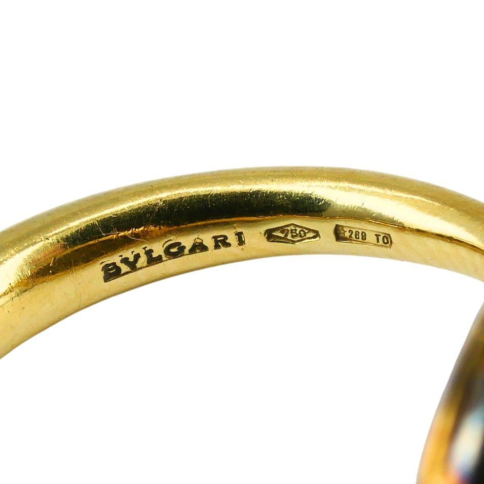 Bvlgari 18k Gold Monete Ancient Coin Ring - 14