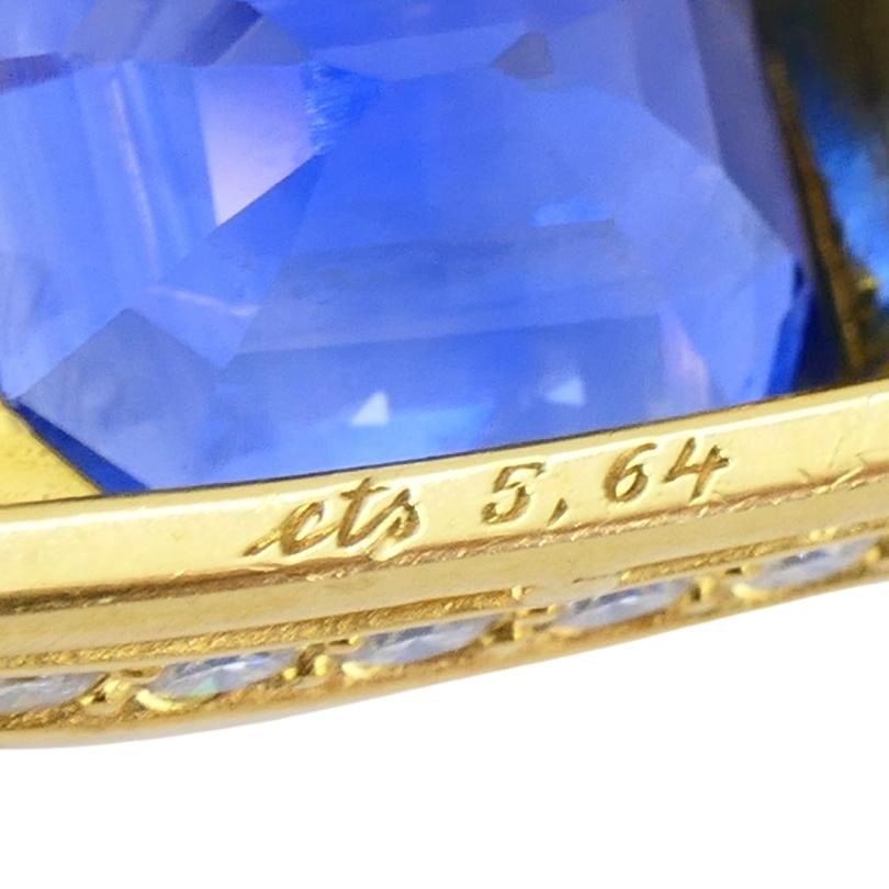 Bvlgari Bulgari 18k Gold Necklace Diamonds Sri Lanka Sapphires No Heat 39.77 Cts - 5