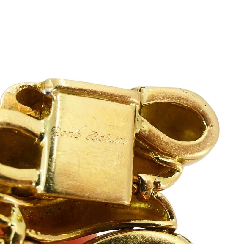 Rene Boivin Vintage Gold Link Bracelet 18k - 13