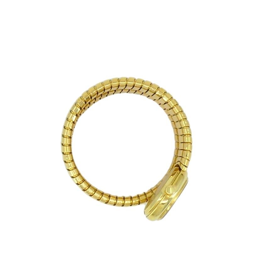 Bvlgari Bulgari Tubogas Gold Watch Oval Rare - 18