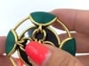 Vintage Tiffany & Co. Brooch Chrysoprase 18k Gold Onyx - 17