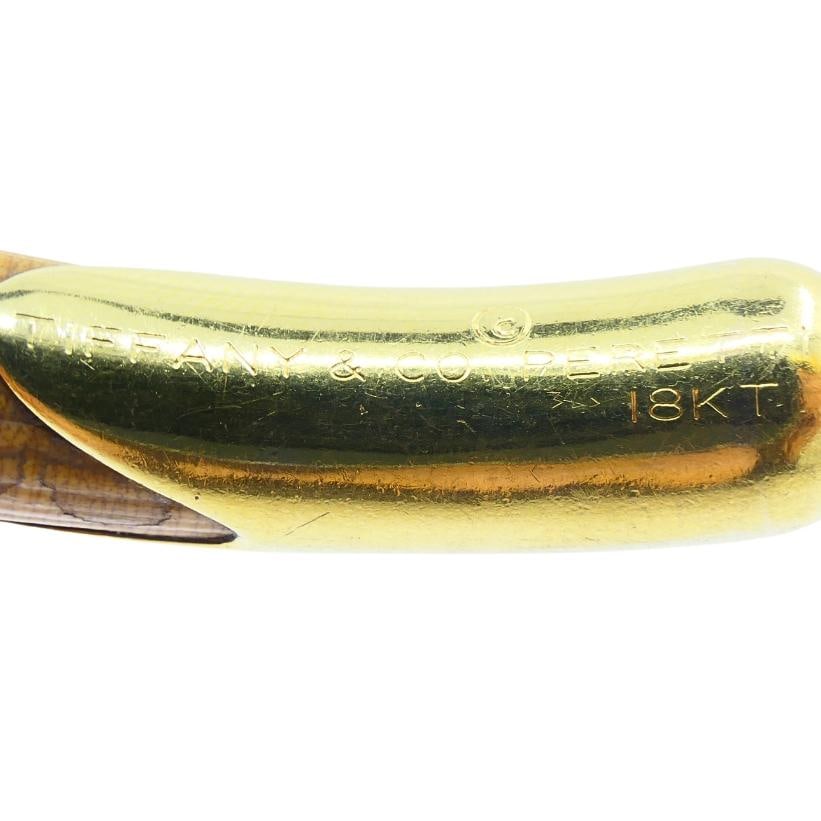 Rare Elsa Peretti for Tiffany & Co. Gold Lapis Lazuli Rattan Bracelet - 3