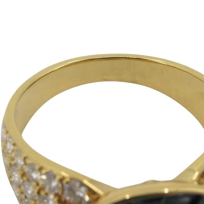 Mauboussin Ring Diamond Sapphire 18k Gold - 13