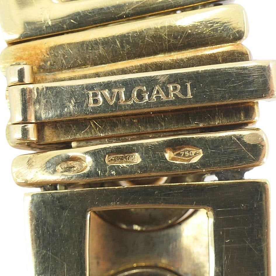 Vintage Bvlgari Bulgari 18k Gold Parentesi Necklace - 11