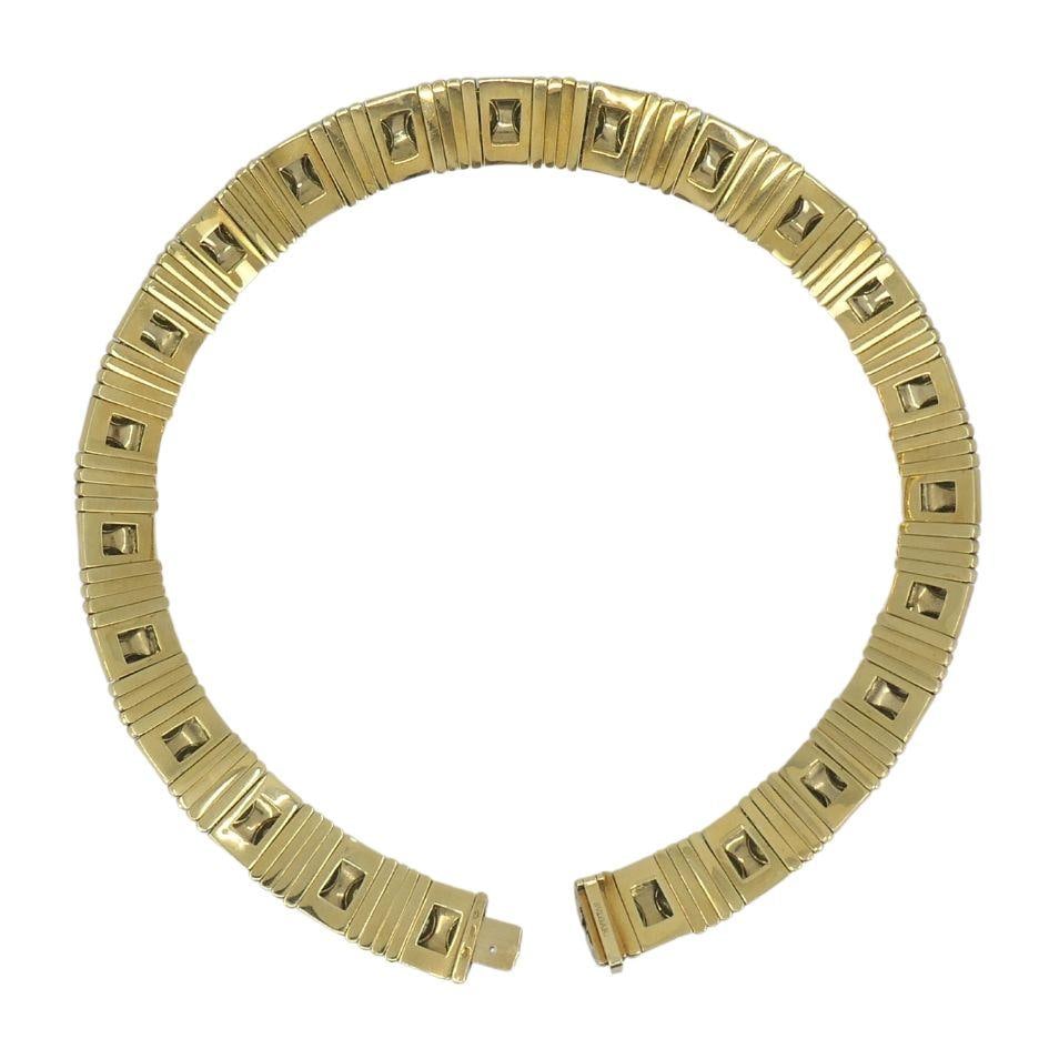 Vintage Bvlgari Bulgari 18k Gold Parentesi Necklace - 12