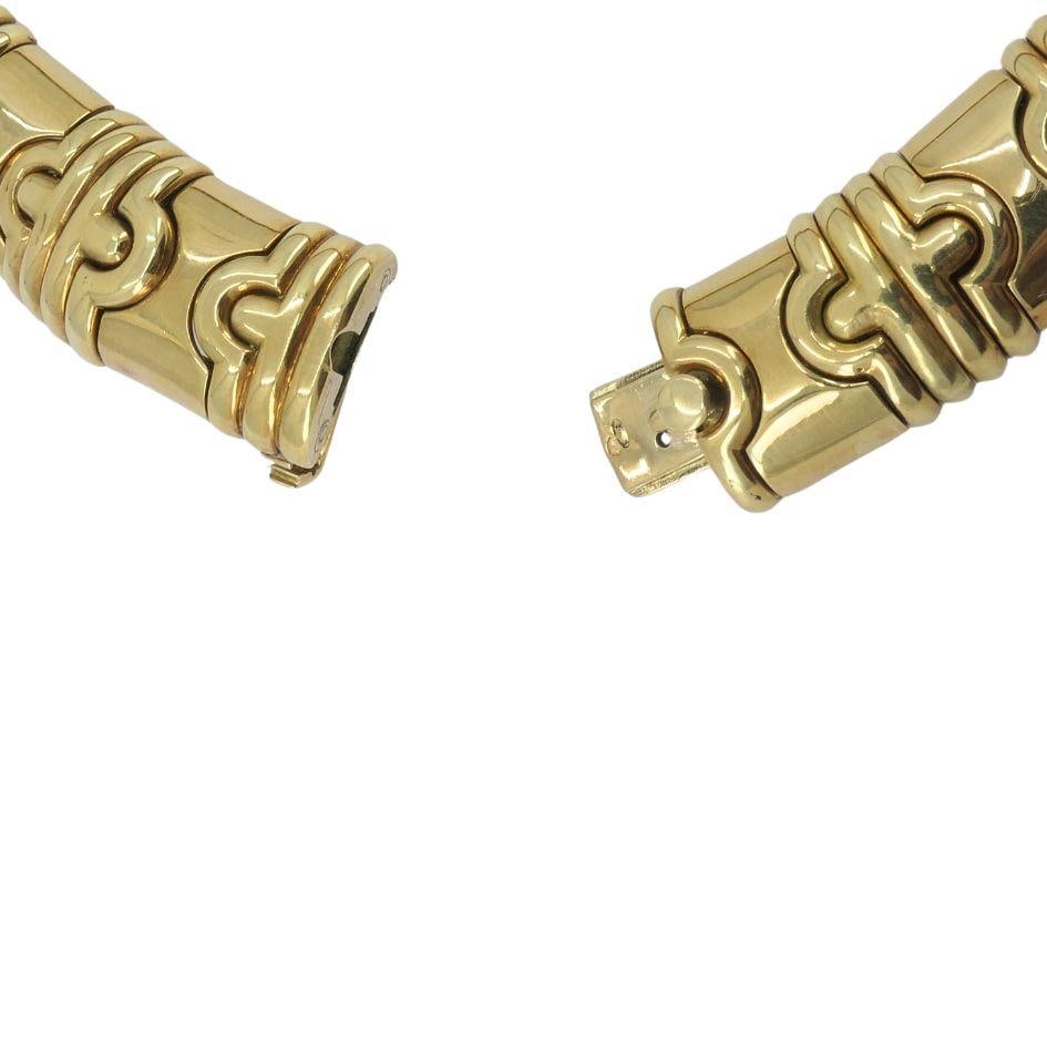Vintage Bvlgari Bulgari 18k Gold Parentesi Necklace - 3