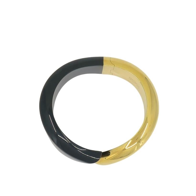 Elsa Peretti for Tiffany & Co. Cuff Bracelet Black Jade 18k Gold - 17