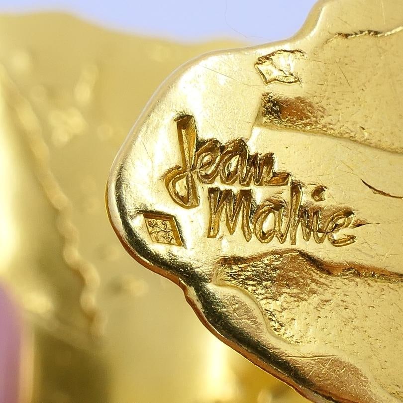 Jean Mahie 22k Gold Wide Cuff Bracelet - 16