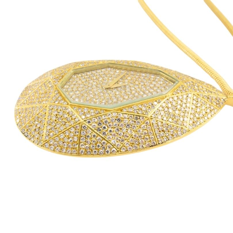 Vacheron Constantin Watch Pendant Diamond 18k Gold Certificate of Authenticity - 10