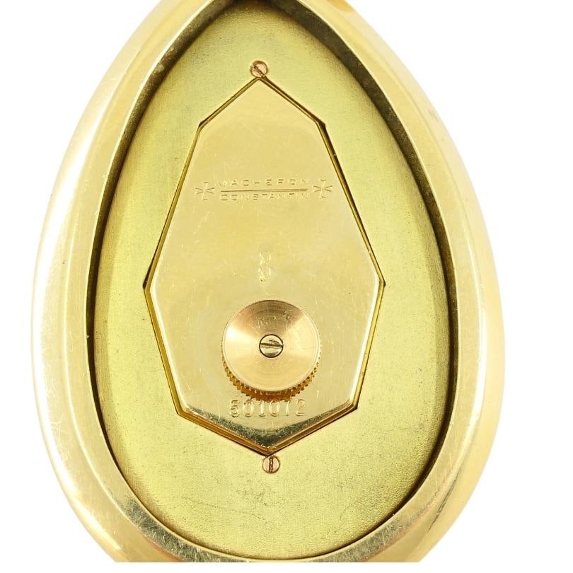 Vacheron Constantin Watch Pendant Diamond 18k Gold Certificate of Authenticity - 11