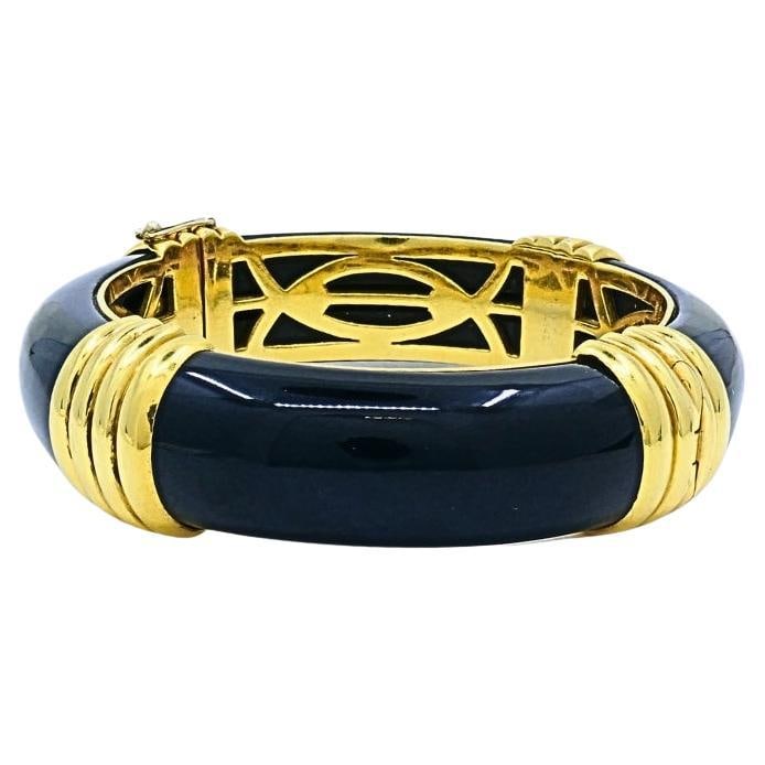 Van Cleef & Arpels 18K Gold Bangle Bracelet - 7