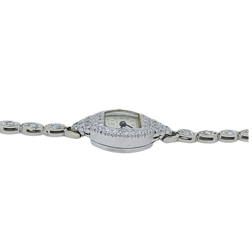 Longines Watch Art Deco Platinum Ladies Watch - 14