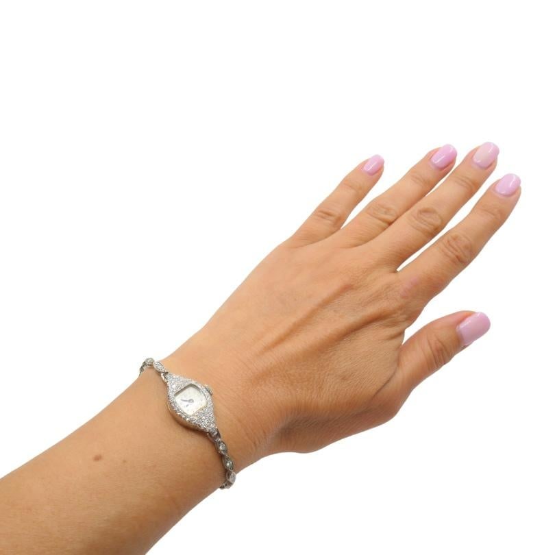 Longines Watch Art Deco Platinum Ladies Watch - 8