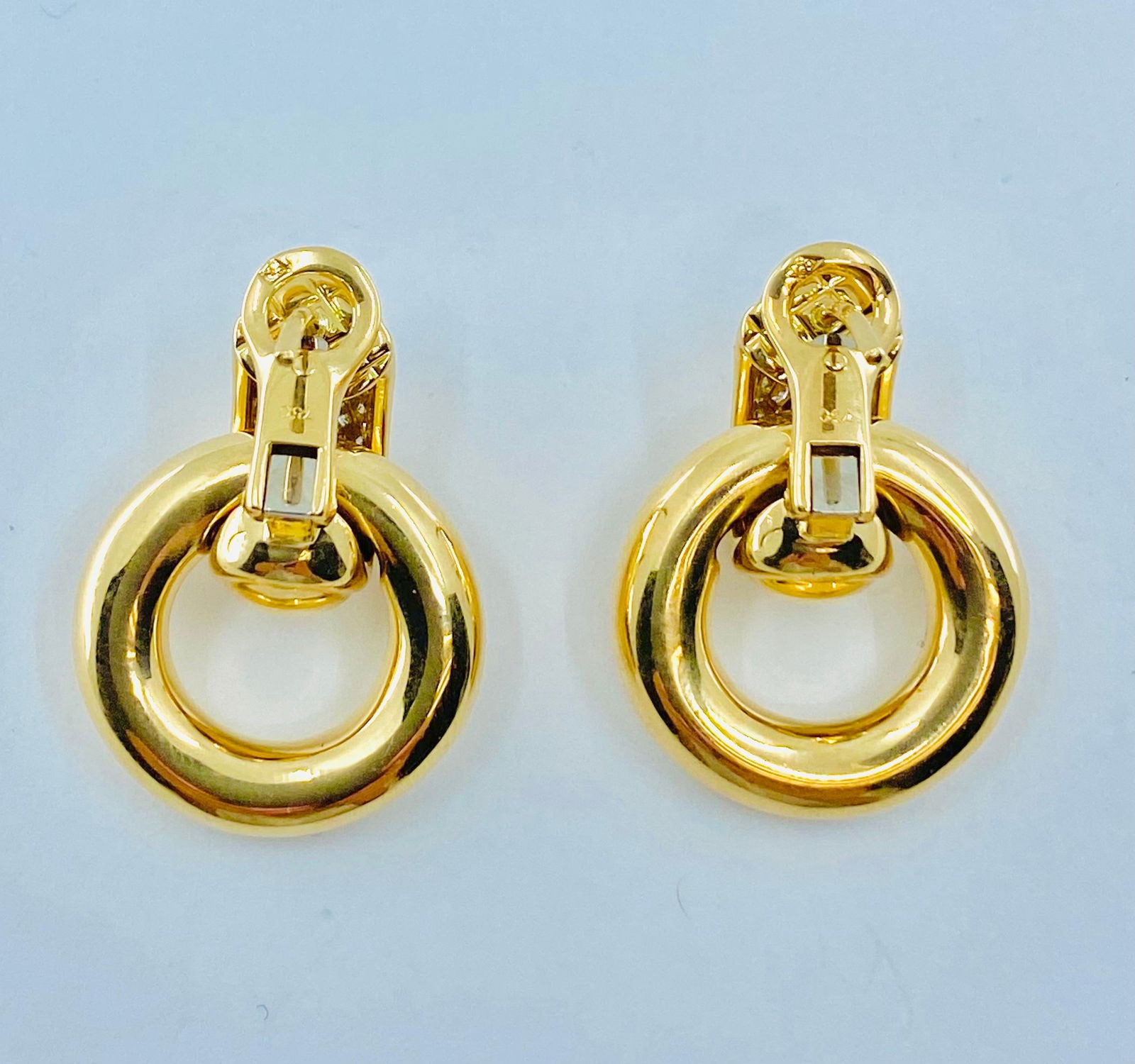 Chaumet Gold Diamond Earrings - 10