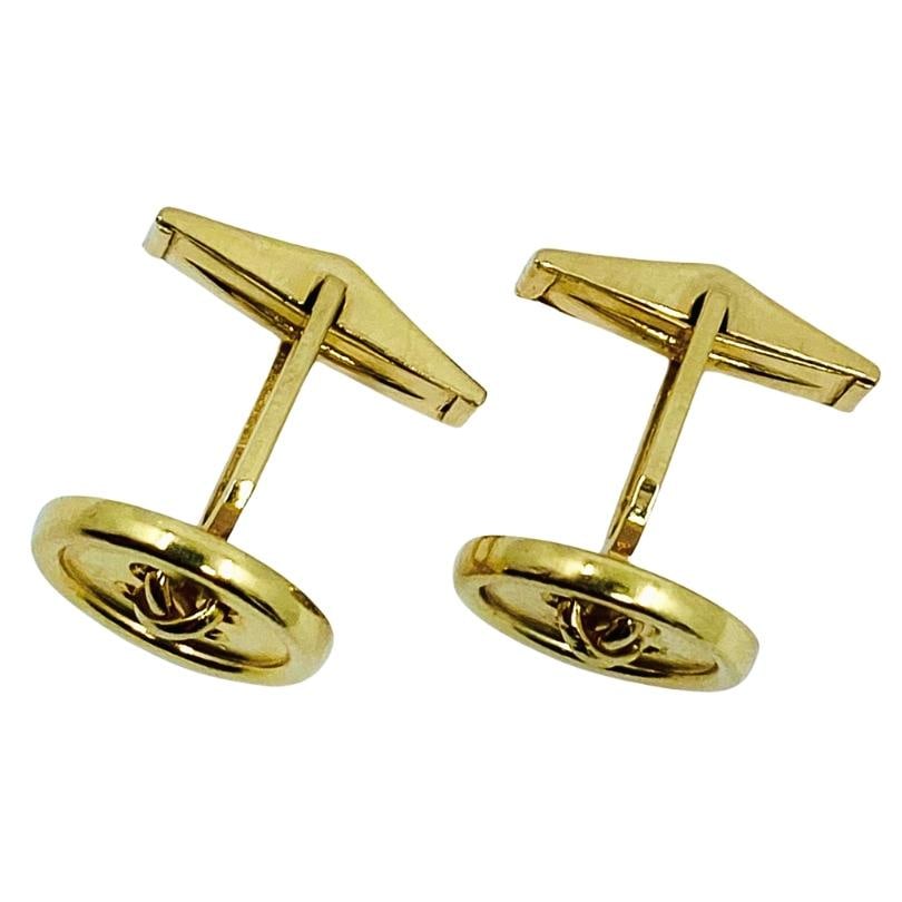 Tiffany & Co. Cufflinks 14k Gold Button - 5
