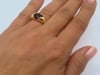 Chaumet Ring Blue Iolite 18k Gold Band - 8