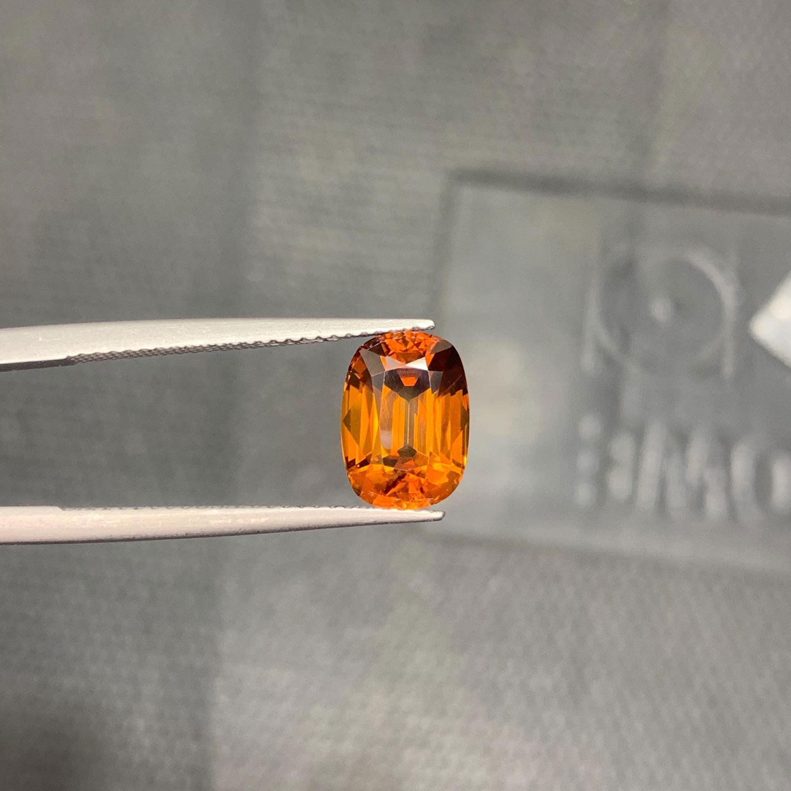 Natural Honey Brown Bastnasite Gemstone: Loupe Clean Cushion Cut, 4.60 Carat - 3