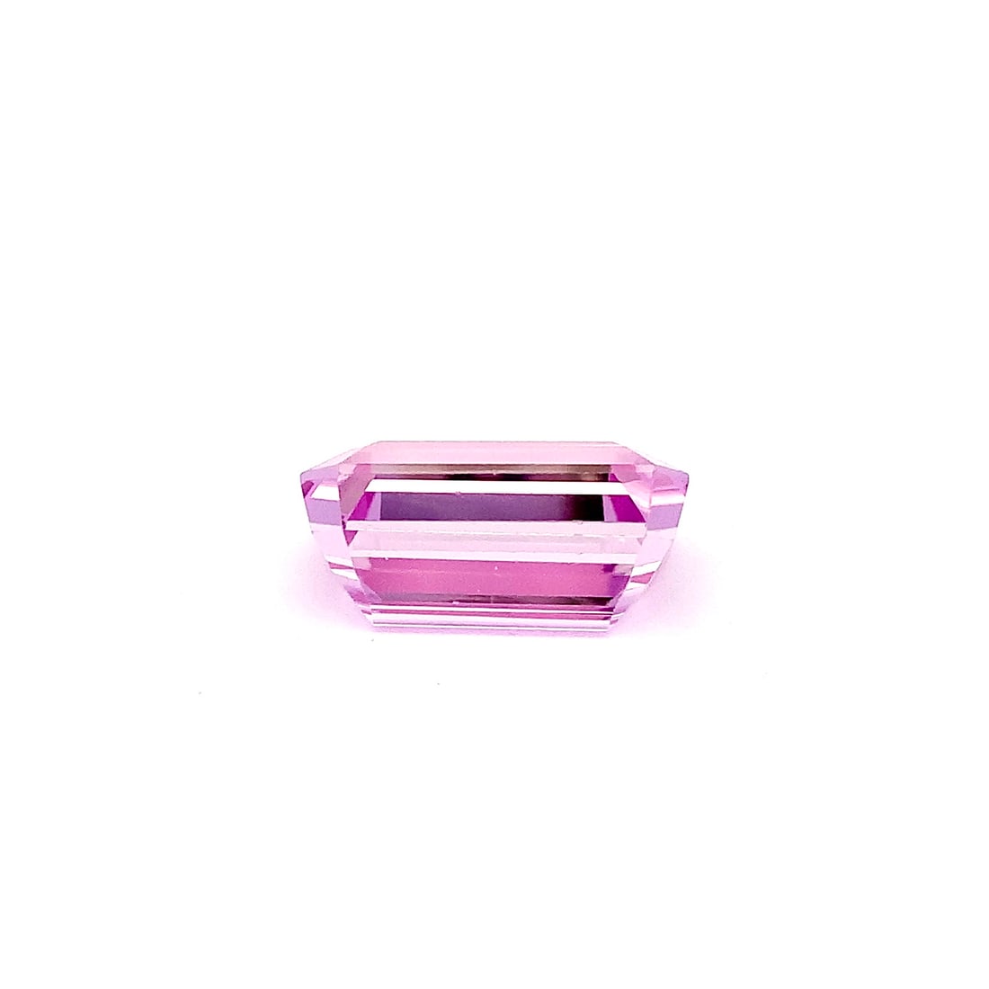 Top Pink Kunzite Emerald Cut Loose Gemstone For Necklace - 29 Carat - 2