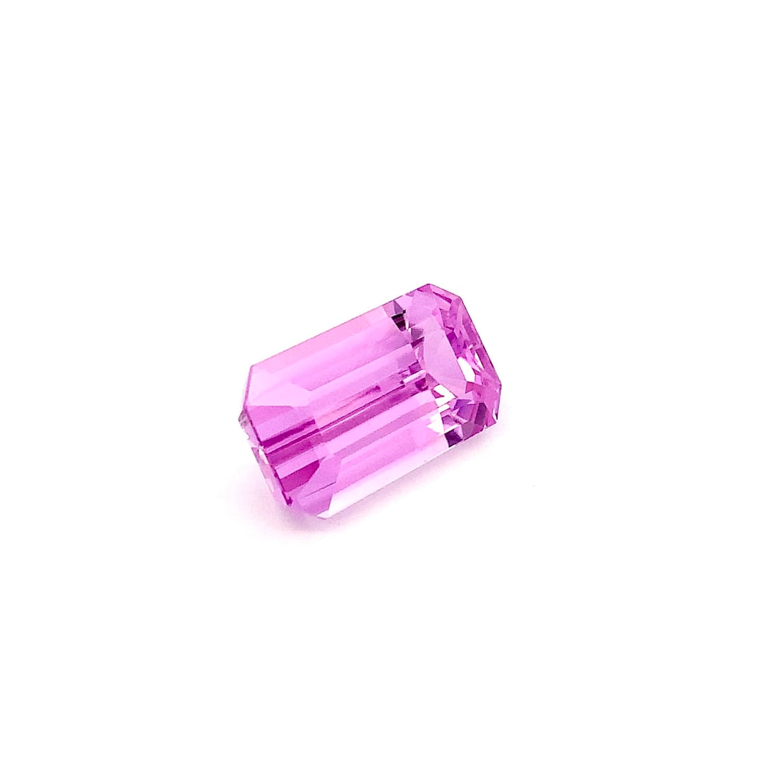 Top Pink Kunzite Emerald Cut Loose Gemstone For Necklace - 29 Carat - 4