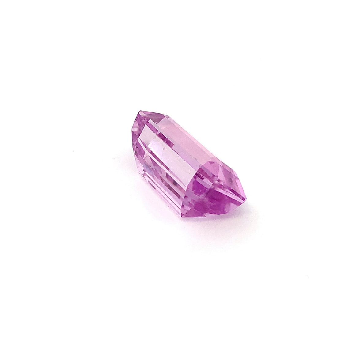 29.30 Carat Fuchsia Pink Kunzite Emerald Cut Gemstone From Afghanistan - 2