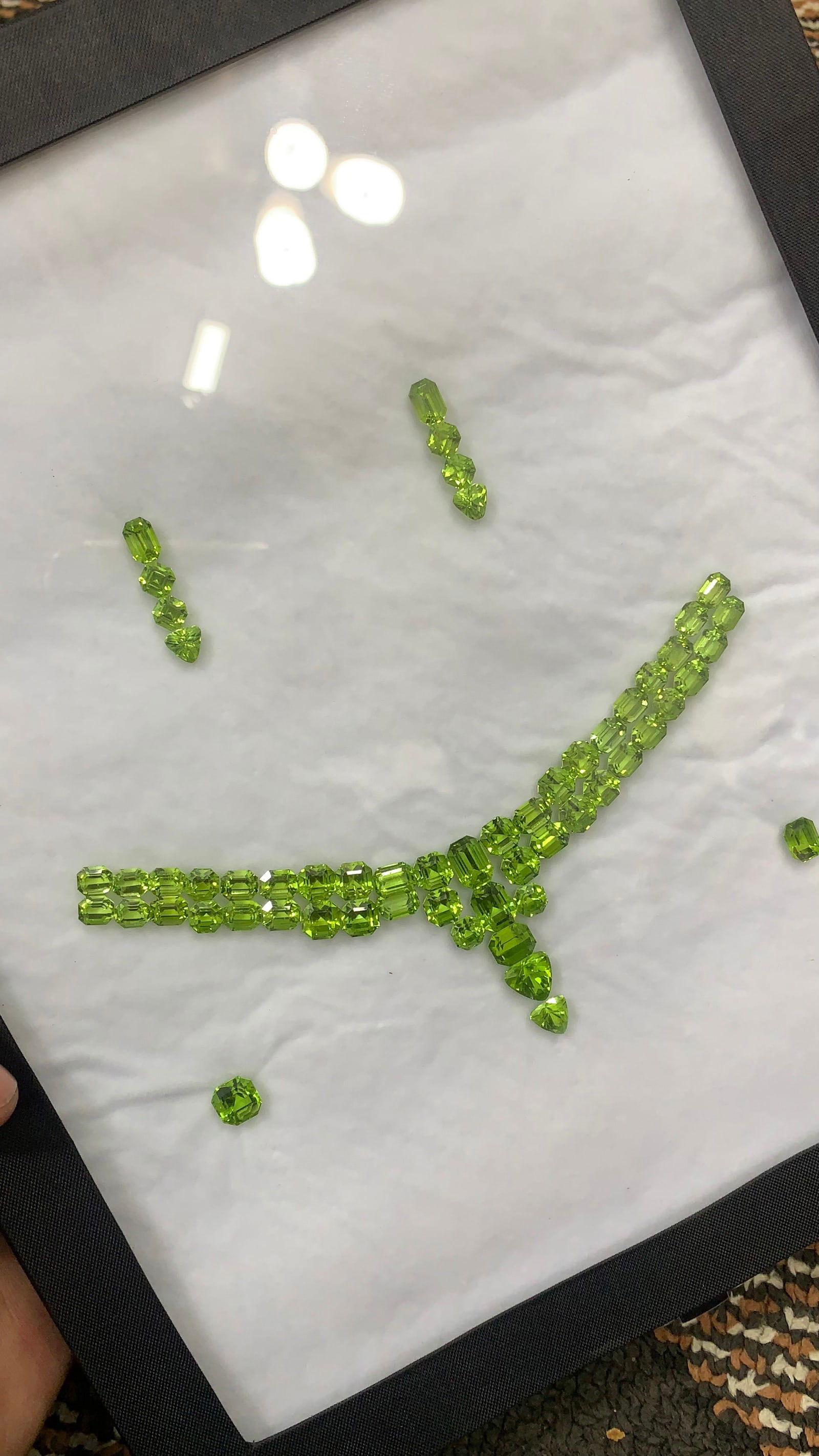 85 Carats Natural Peridot Set For Jewelry - 6