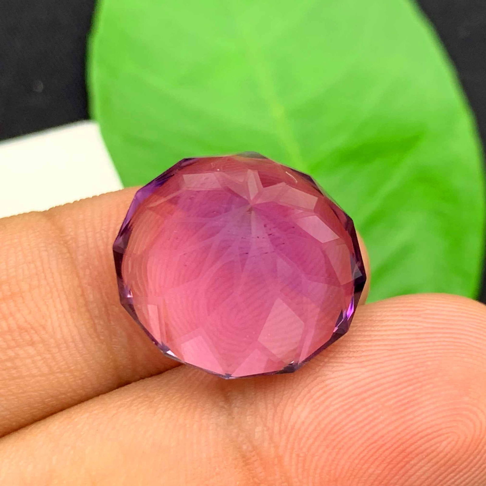 Flower Cut Amethyst Gemstone: February Birthstone, 22.30 Carats - 4