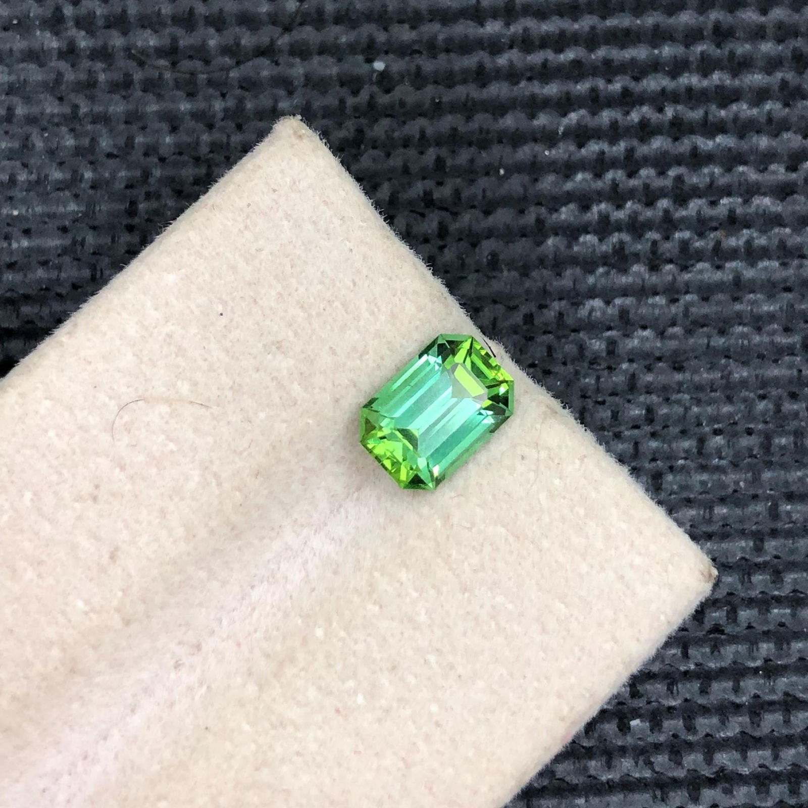 Emerald Cut Bluish Green Tourmaline Gemstone: 1.50 Carat Afghan Stone: Title:Emerald Cut Bluish Green Tourmaline Gemstone: 1.50 Carat Afghan Stone Description:Materials: Gemstone: Tourmaline Carat weight: 1.50 Tourmaline Details: • Weight : 1.50 carat • Dimen