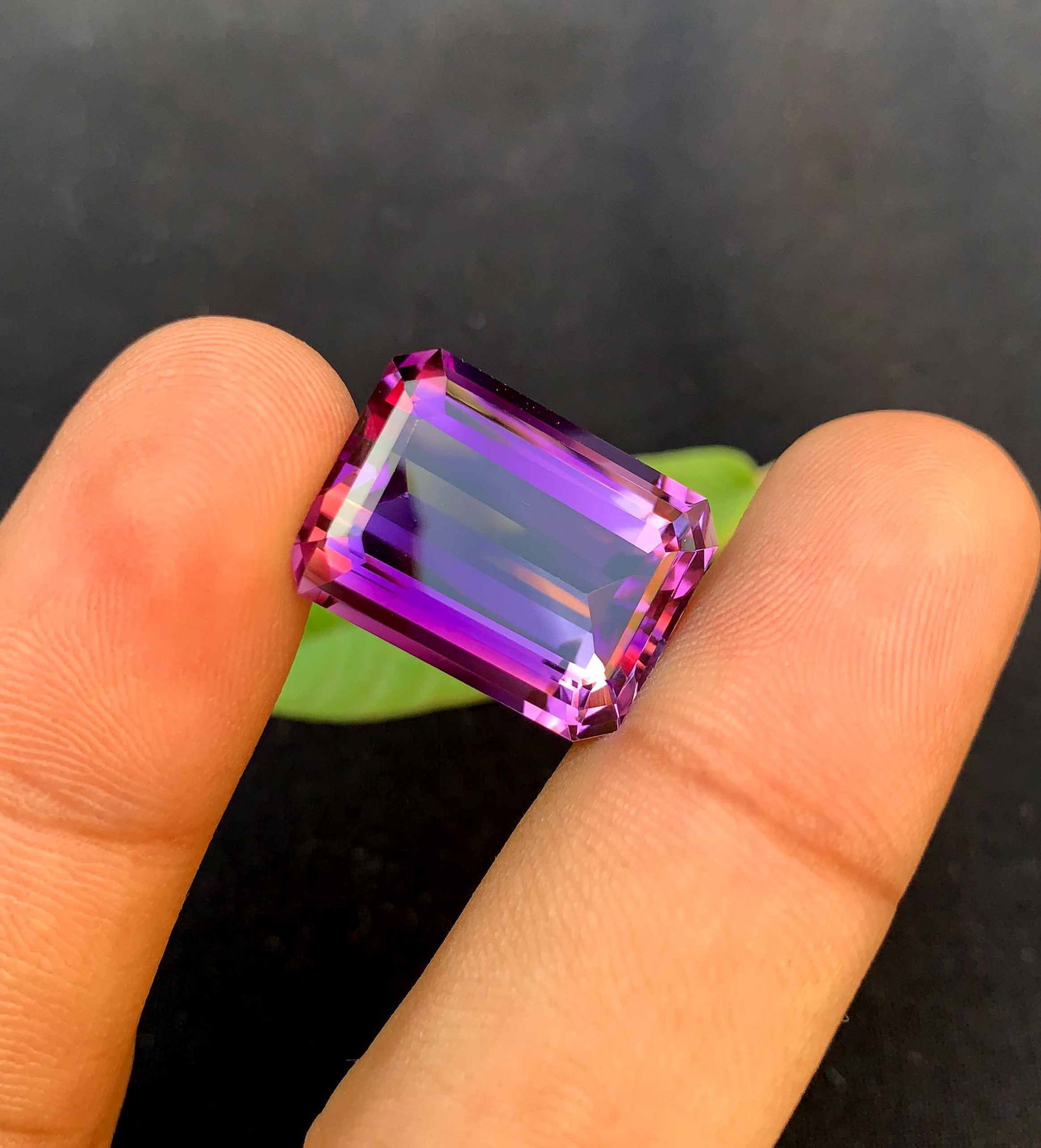 Natural Emerald Cut Amethyst Gemstone: February Birthstone, 23.50 Carats: Title:Natural Emerald Cut Amethyst Gemstone: February Birthstone, 23.50 Carats Description:Materials: Gemstone: Amethyst Carat weight: 23.50 Natural Amethyst Gemstone, Emerald Cut Amethyst Gemstone, A