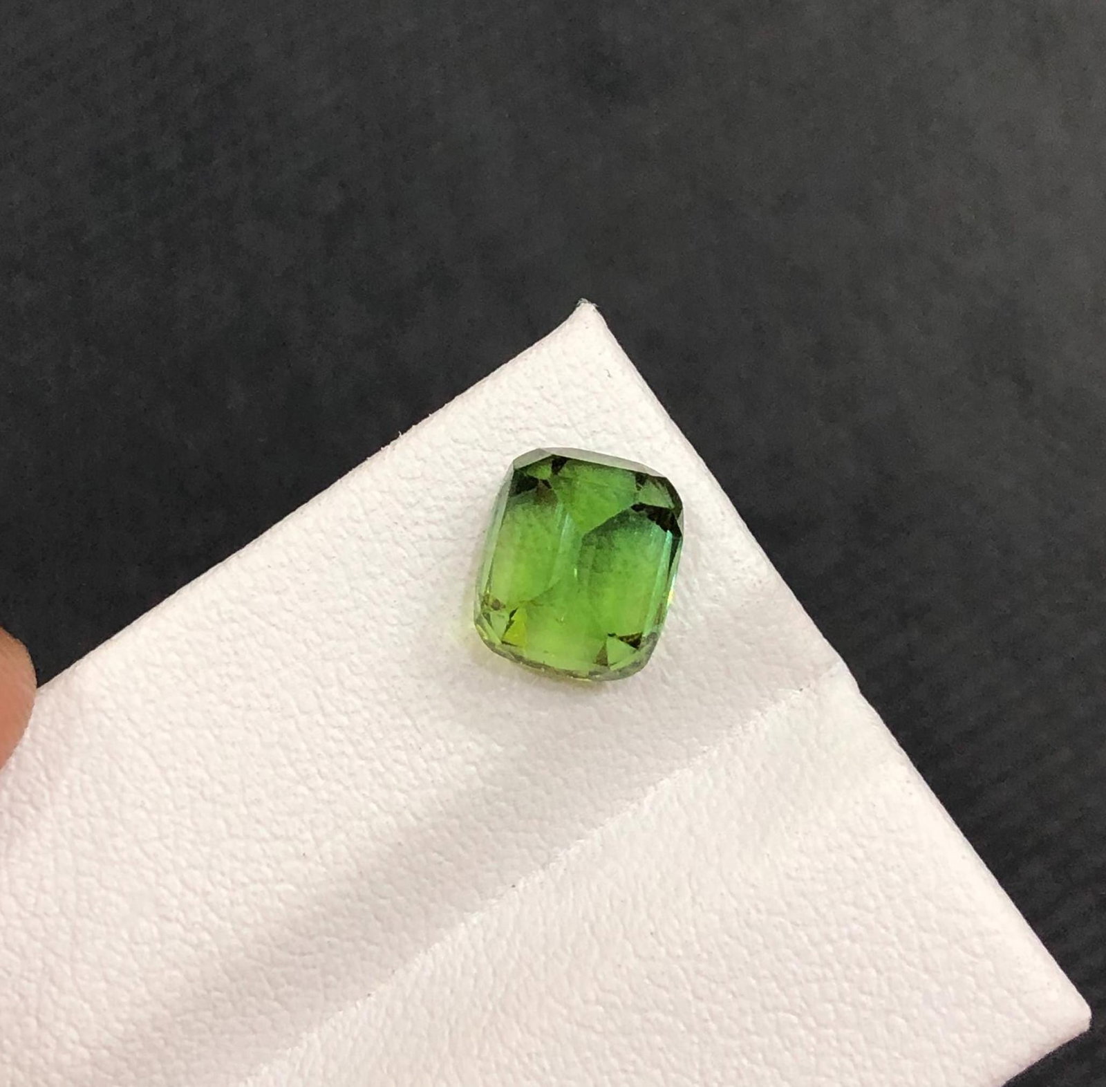 Green Tourmaline Gemstone: 2.94 Carat Cushion Cut Afghan Stone - 6