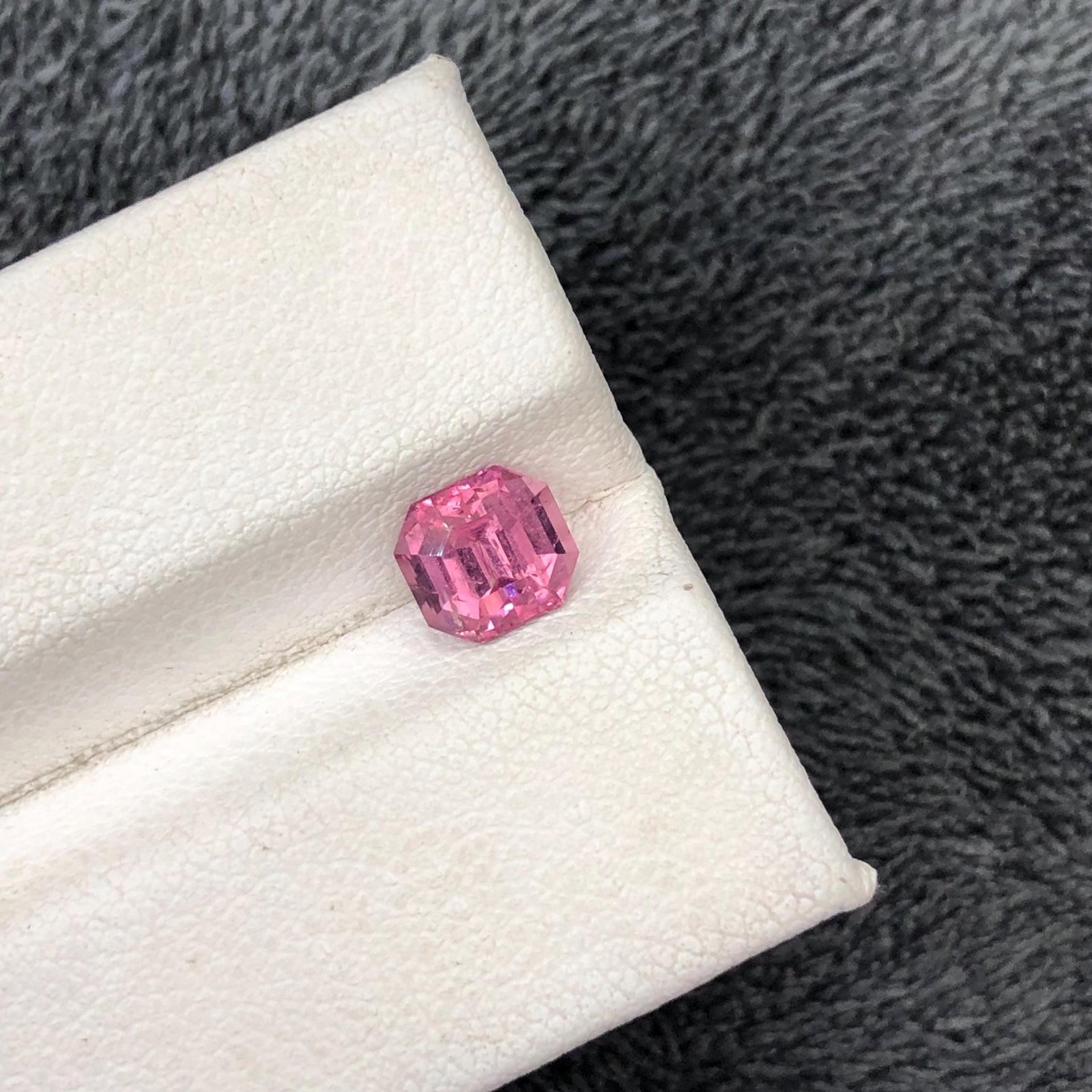 Asscher Cut Jewelry Size Pink Tourmaline Gemstone From Afghanistan - 1.105 Carat - 6