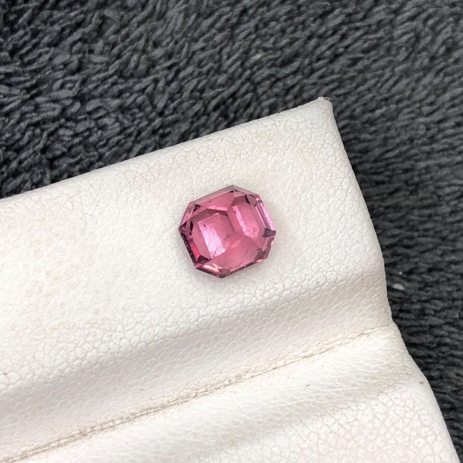 Asscher Cut Jewelry Size Pink Tourmaline Gemstone From Afghanistan - 1.105 Carat - 7