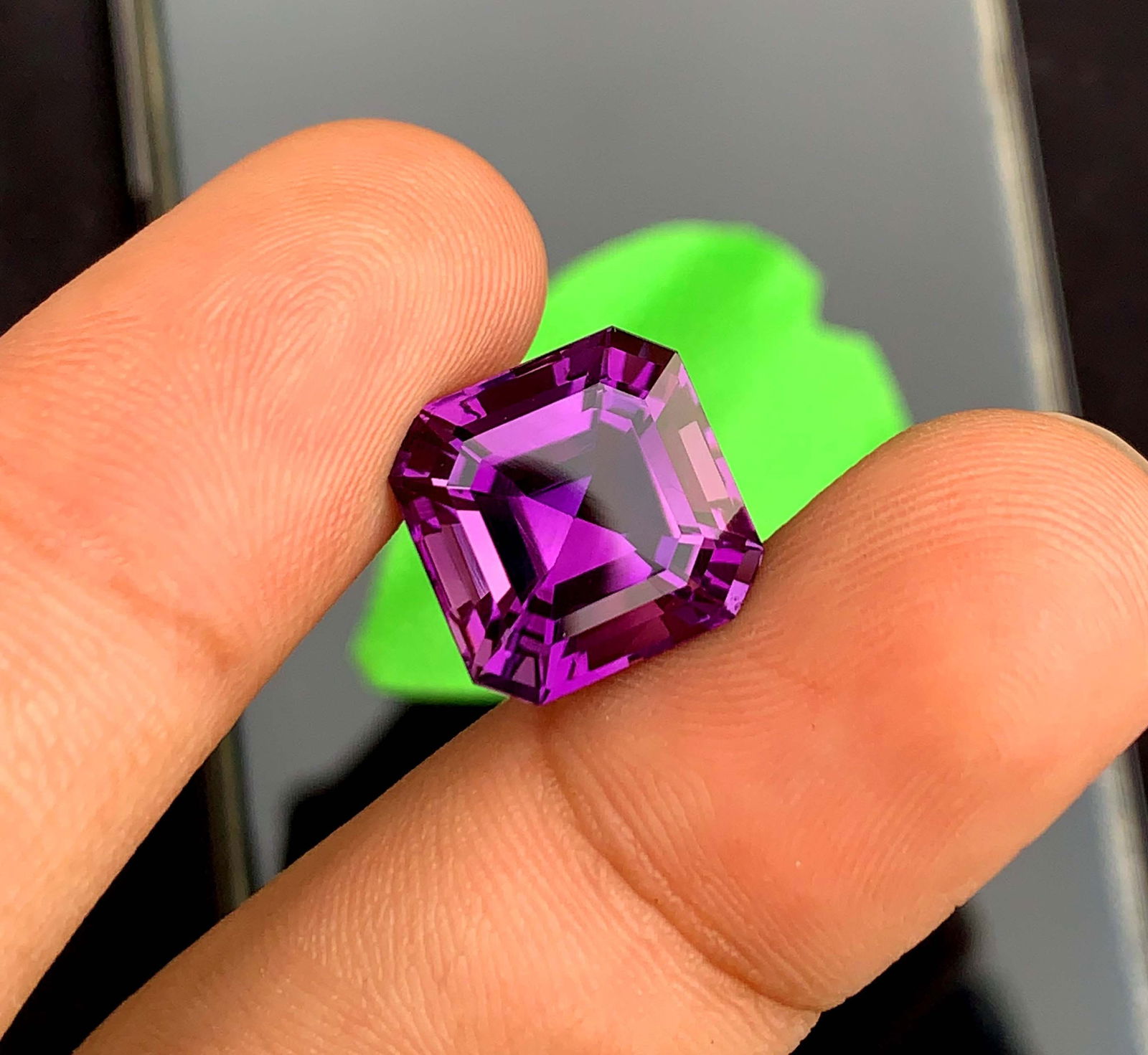 Natural Pinkish Purple Amethyst Gemstone: 12 Carat Asscher Cut, February Birthstone: Title:Natural Pinkish Purple Amethyst Gemstone: 12 Carat Asscher Cut, February Birthstone Description:Materials: Gemstone: Amethyst Carat weight: 12.00 Natural Amethyst Gemstone, Assher Cut Amethyst G