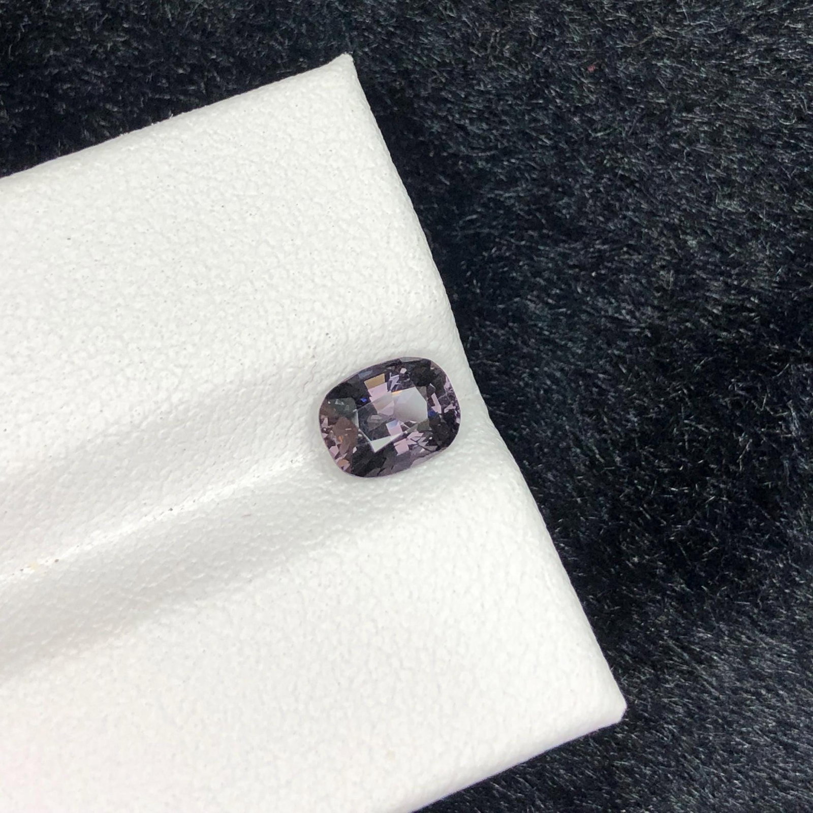 Falcon Grey Spinel: 0.87 Carat Cushion Cut Gemstone - 3