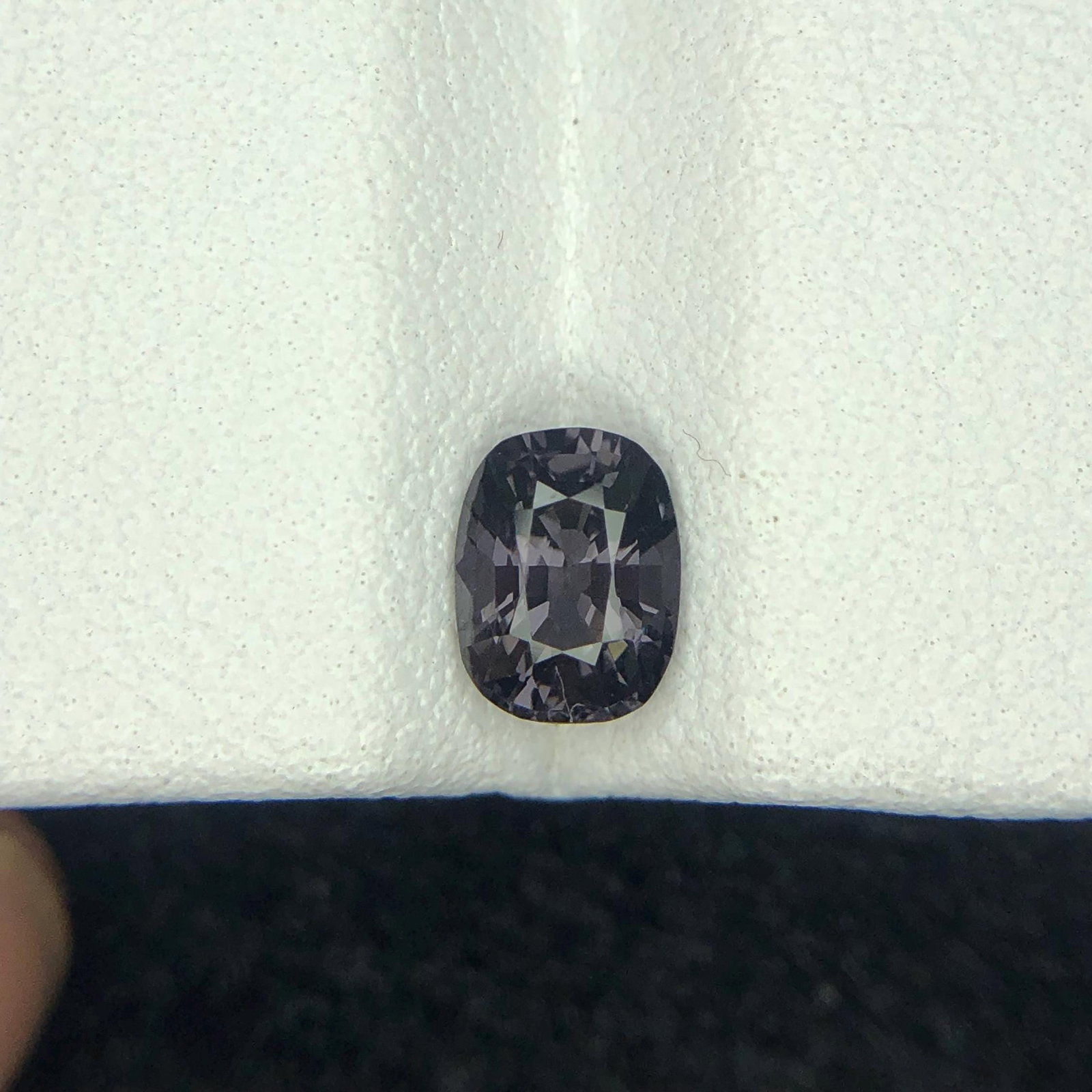 Falcon Grey Spinel: 0.87 Carat Cushion Cut Gemstone - 4