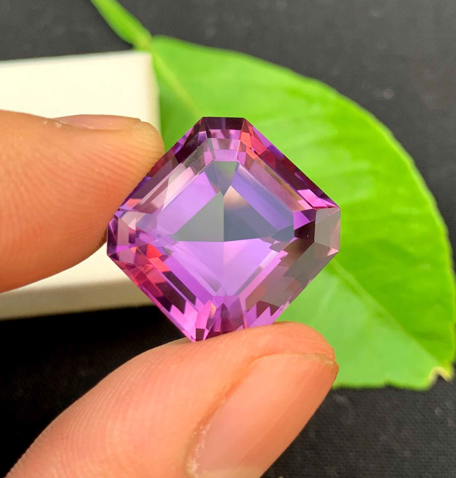 Natural Asscher Cut Amethyst Gemstone: February Birthstone, 24.70 Carats: Title:Natural Asscher Cut Amethyst Gemstone: February Birthstone, 24.70 Carats Description:Materials: Gemstone: Amethyst Carat weight: 24.70 Natural Amethyst Gemstone, Assher Cut Amethyst Gemstone, Am