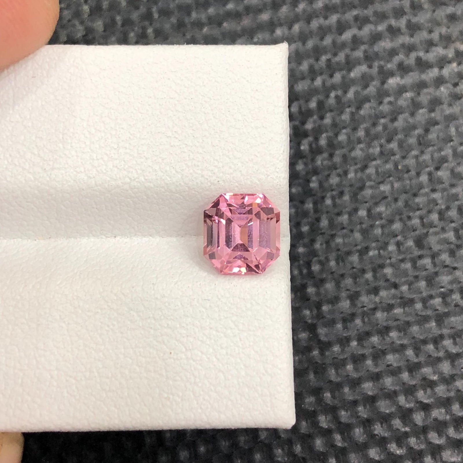 1.50 Carat Soft Pink Tourmaline Gemstone: Asscher Cut, Afghanistan: Title:1.50 Carat Soft Pink Tourmaline Gemstone: Asscher Cut, Afghanistan Description:Materials: Gemstone: Tourmaline Carat weight: 1.50 Tourmaline Details: • Weight : 1.50 Carat • Dimensio