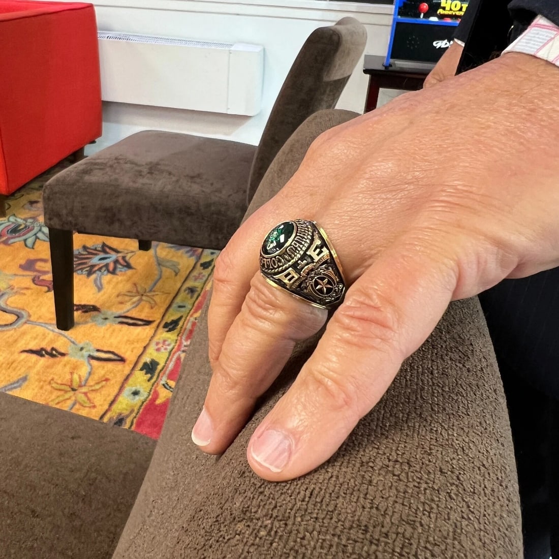 Vintage 1985 Men's Collegium Manhattanensis Class Ring 14K Yellow Gold, 24.18 Gr - 6