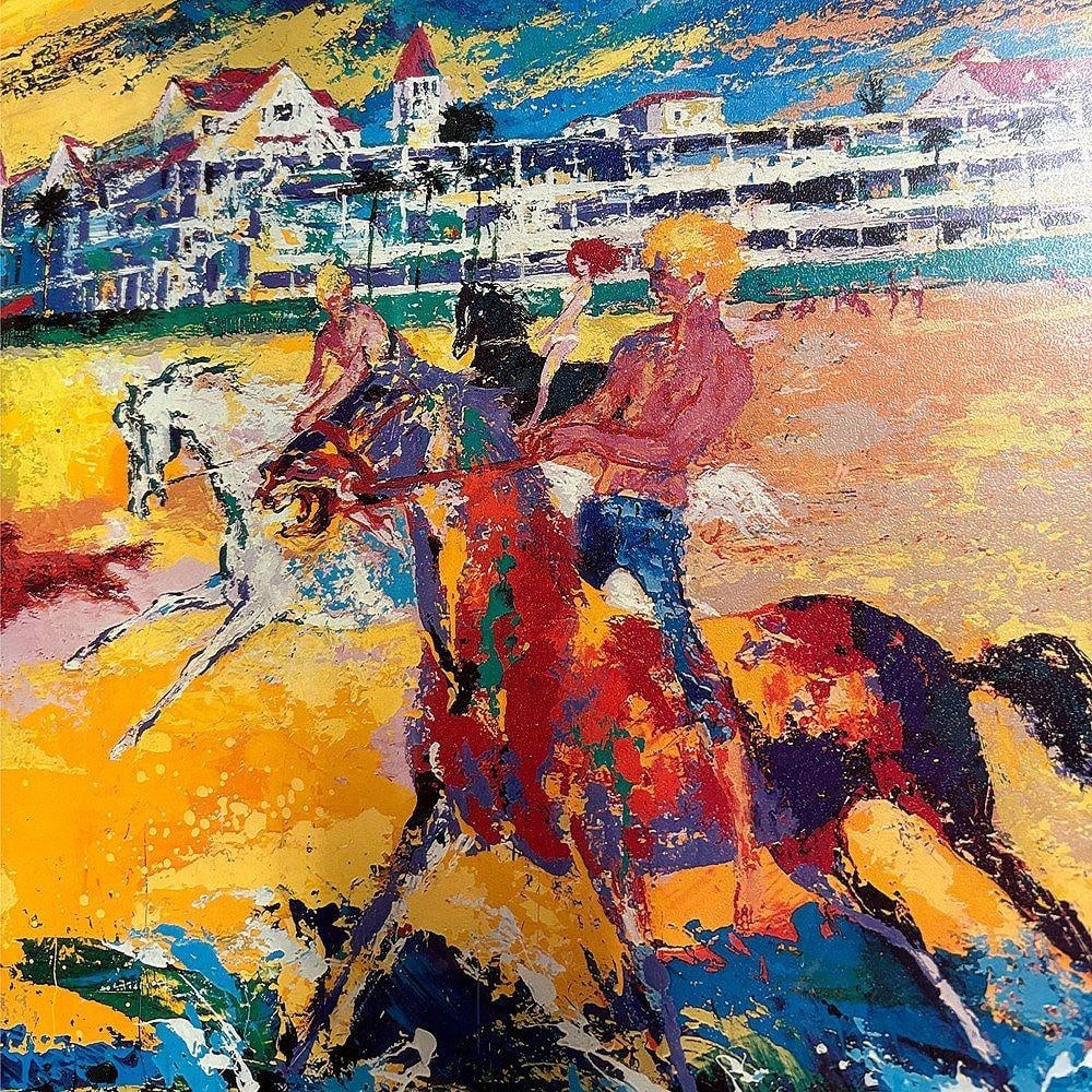 LeRoy Neiman Hotel Large Del Coronado Framed Poster Print by Emerald Art Gallery - 5