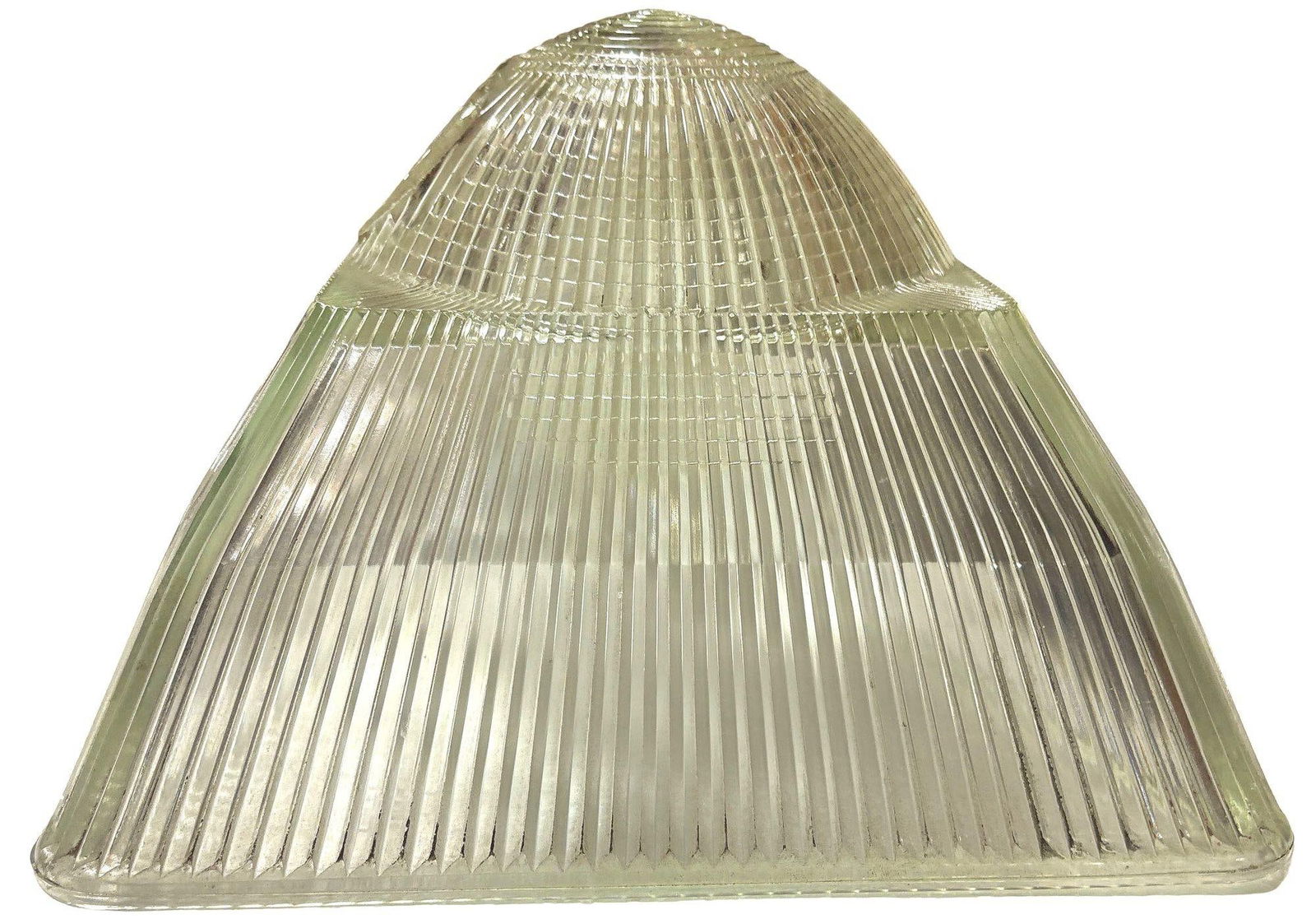 Holophane Glass Ceiling Pendant Light Shade - 2