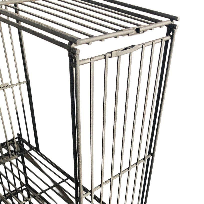 Mid-Century 3-Tier Iron Wire Art Display Shelf Bookshelf - 14